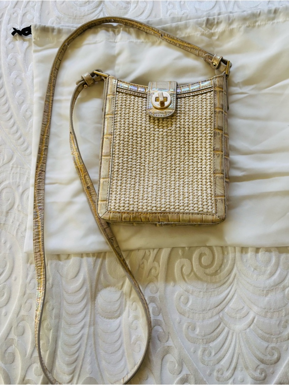 Brahmin Marley crossbody Tiramisu NEW - Picture 2 of 8